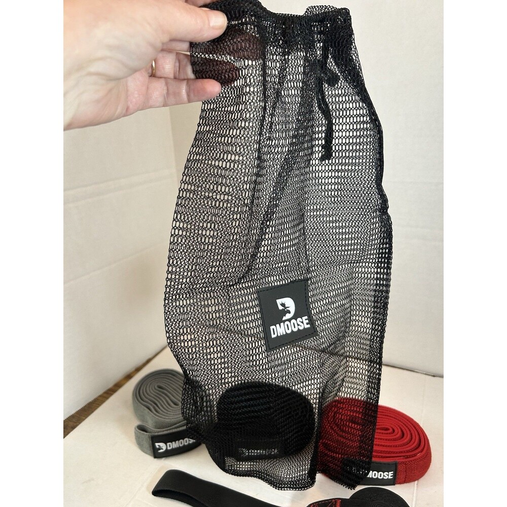 DMoose Fabric Resistance Bands Set 3 Booty Bands Door Anchor Gym New In Package - Picture 3 of 9